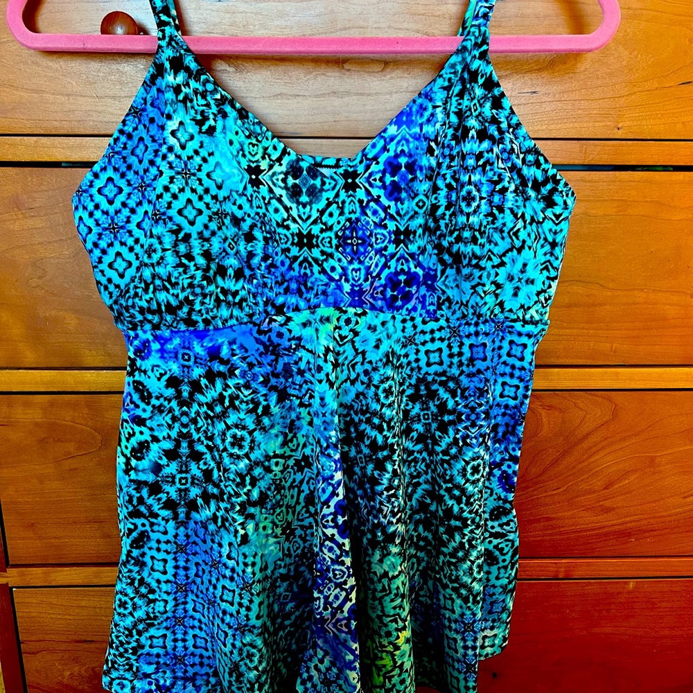 Swim Solutions Womens Santorini Tankini Sz18
